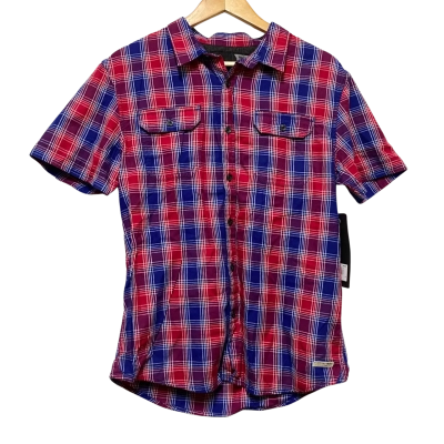 Mossimo Mens  Size M Blue / Purple / Red Shirt