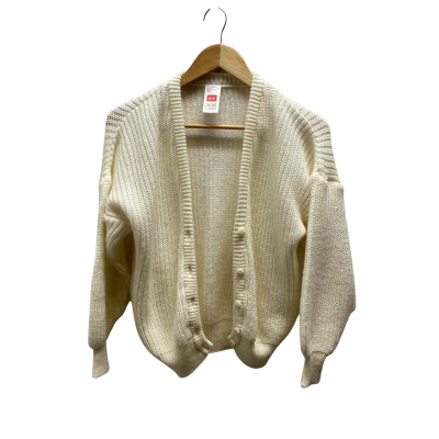 St Michael Womens Size 8-10  Cream Cardigan