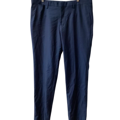 Politix Mens Slim fit Pants Navy Blue E