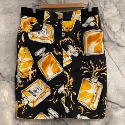 Moschino Couture Milano Women's Mid Length Skirt  Size 12
