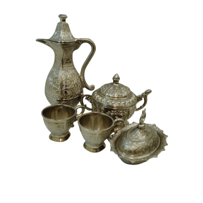 Turkish Silver Coffee Set