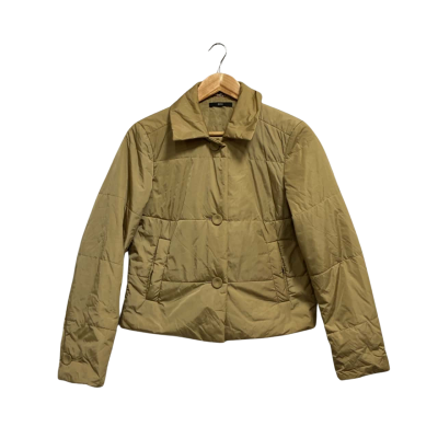 Hugo Boss Women’s Size UK8/US4 Gold/Beige Cropped Puffer Jacket 