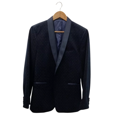 Politix Mens  Size S Blazer Navy Blue 