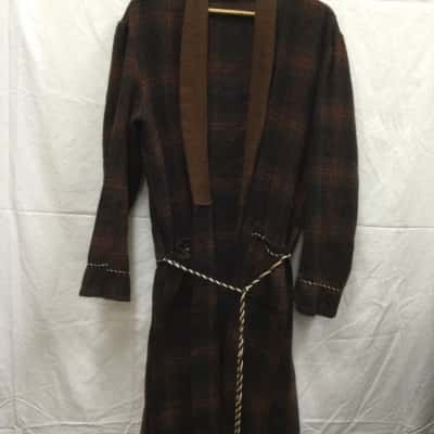 Target Vintage Brown Dressing Gown Sze 105