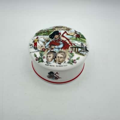 Nicholas & John Scotland Bone China Lidded Dish