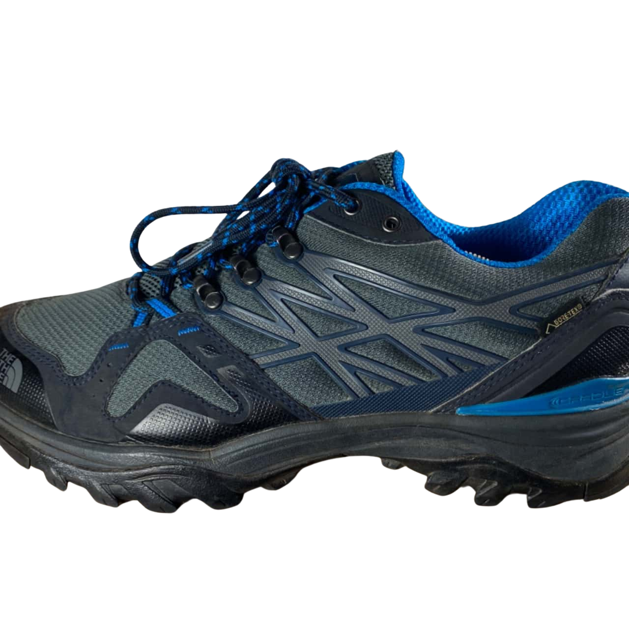 The North Face Mens Hiking Shoes Size 11 / 12 Black / Blue / Grey