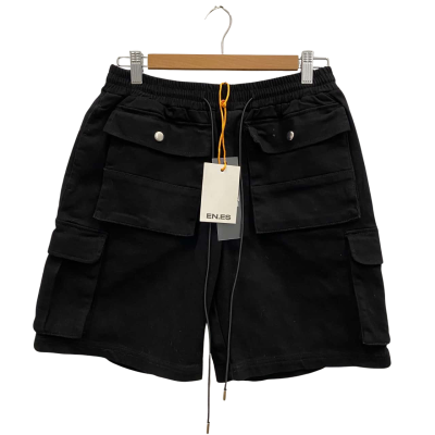 EN.ES Mens Size S Cargo Shorts Black BNWT