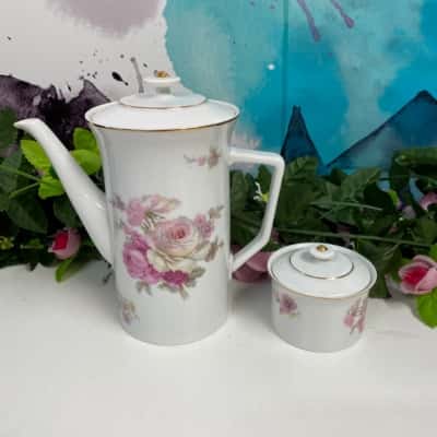 Furstenberg Germany Tea Pot & Sugar Pot Set