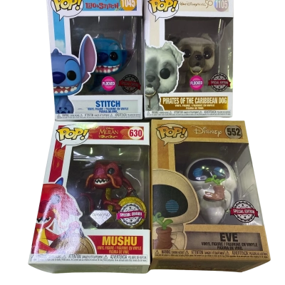 Set of 4 Disney funko pops 
