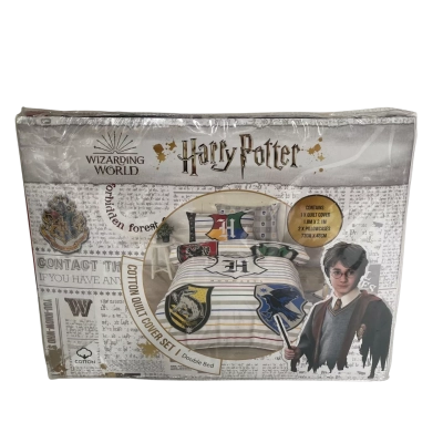 Kids Harry Potter double bed quilt cover and pillowcase
