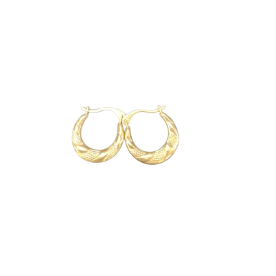 9ct hoop earrings