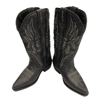  Womens  Size 36 / 5 Boots Black  