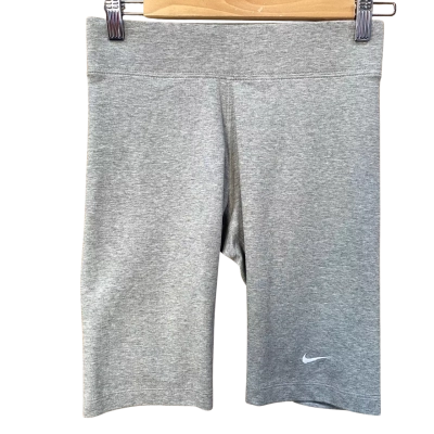 Nike Light Grey Mid Rise Bike Shorts Size S