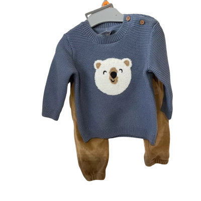 Target Kids  Size 00 Jumper / Pants Blue / Brown 