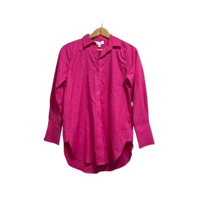 Witchery, Womens, Size 4, fuchsia button-up shirt