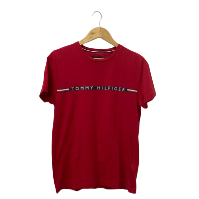 Tommy Hilfiger Mens  Size S Short Sleeve T-shirt Red 