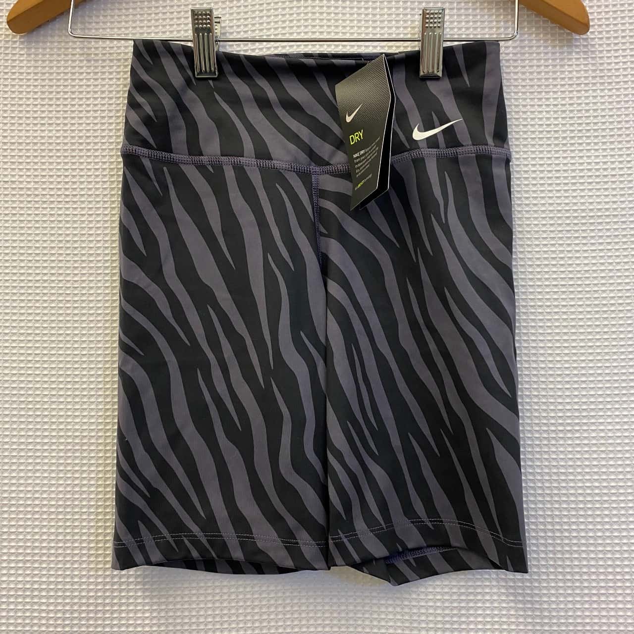 nike zebra biker shorts