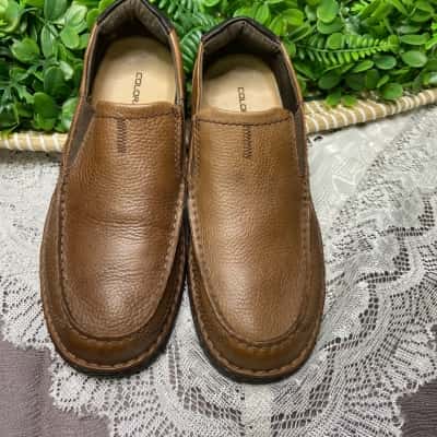 Colorado Mens Leather Size 8 Dress Brown Shoe
