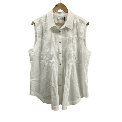 Sportscraft Womens  Size 16 Varna Blouse Ivory