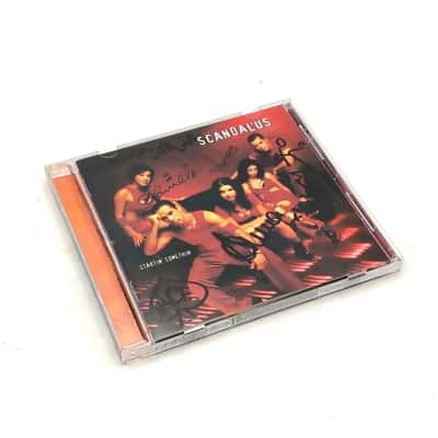 Very Collectable Signed Copy - Scandal'us – Startin' Somethin' CD Released 2001 - Disc Is Very Clean