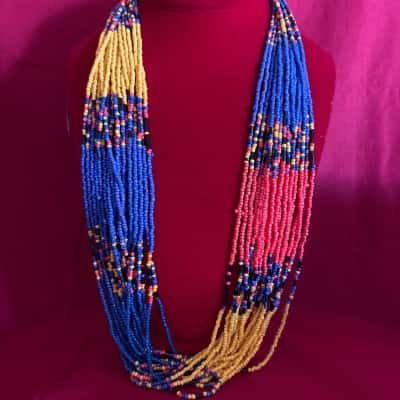  Women's Multi Strand Beaded Necklace 