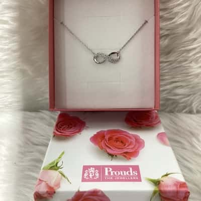 Prouds the Jewellers Womens Necklace Silver 