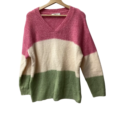  Womens  Size S V-Neck Jumper woolblend I