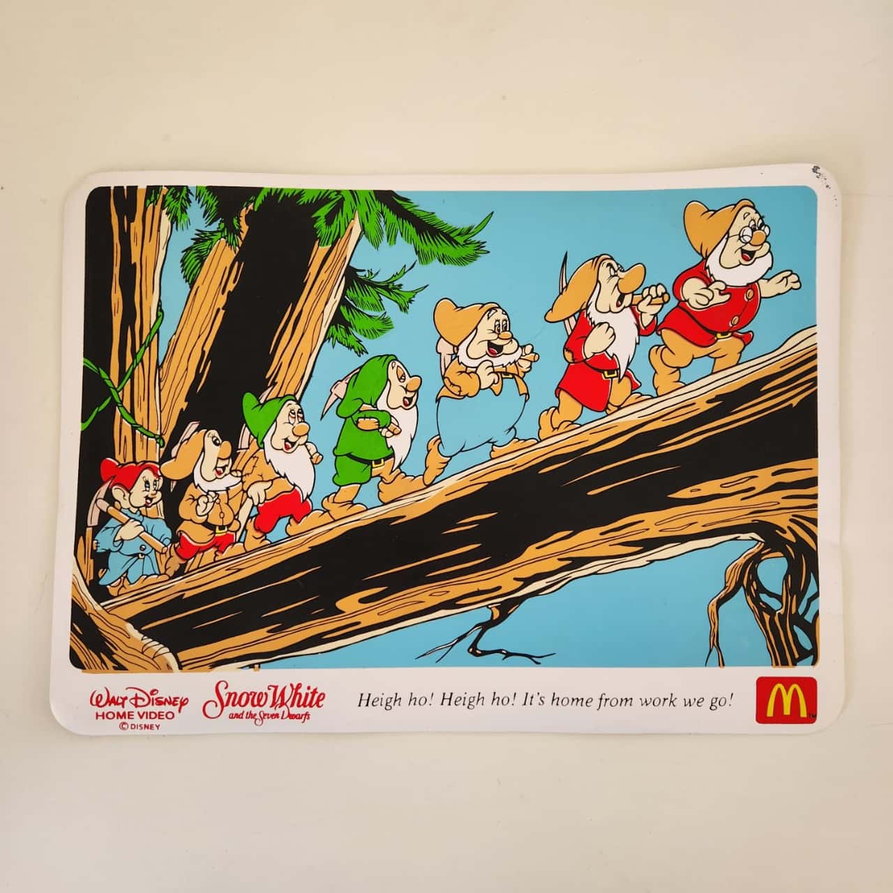 1990s Snow White & Seven Dwarfs McDonalds Placemats Vintage(s)