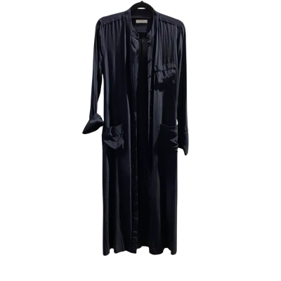 Equipment Womens  Size XS Long Coat Black  