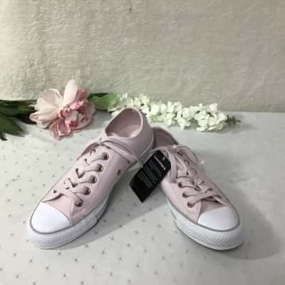 Converse All Star Womens EUR Size 37.5 Pale Pink Lace-up Sneakers (new)