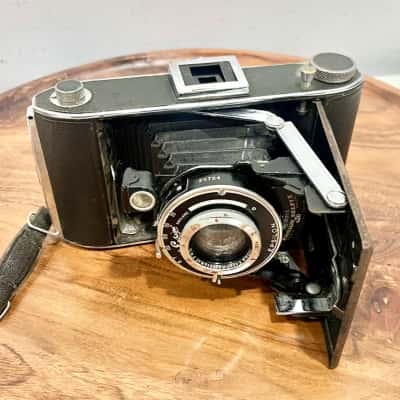 VINTAGE Ensign Selfix 420 Expanding Camera w/ Leather bag