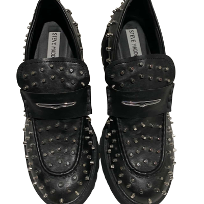 STEVE MADDEN MALVERN-S LOAFERS IN BLACK Size 9