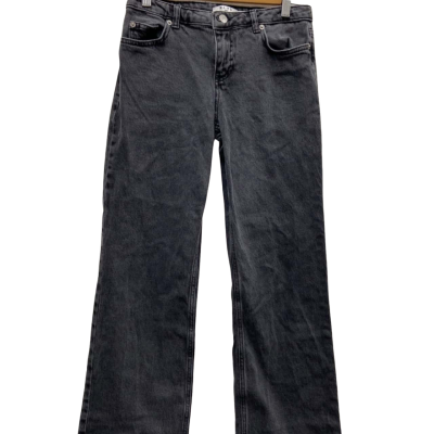 NA-KD Womens  Size 32 Acid Wash/ Boyfriend Jeans Grey 