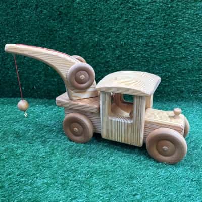Original Debresk Wooden Tow Truck 