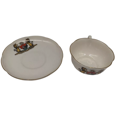 Vintage city of Bristol cup and saucer 