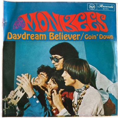 Monkees “Daydream Believer / Goin’ Down” Vintage 7”” Australian Made Vinyl Single In Original Picture Sleeve.