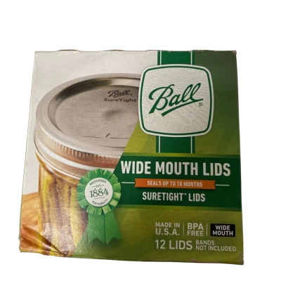 Ball Wide Mouth Lids  12 Pack New  x4