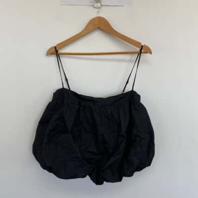 Ally Fashion Black Bubble Cami Top  Size 14  