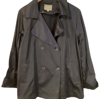Yarra Trail Parker   Size 14 Navy Blue 