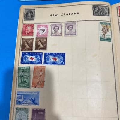 Stamps - Pacific stamp album -Australian gold medallist stamp album