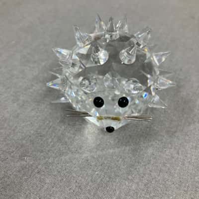 Swarovski - vintage retired Swarovski small crystal hedgehog 