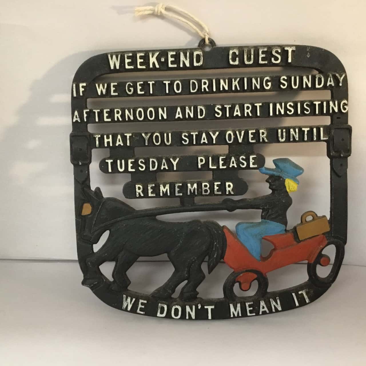 Weekend Guest Sign Made in USA