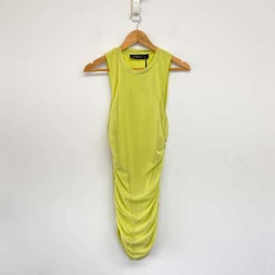 Lioness Lime Hideout Mini Dress Size L 