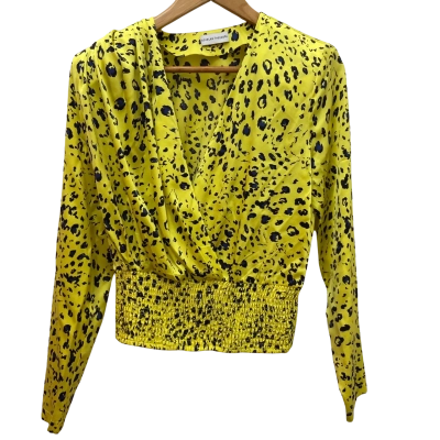 Scanlan Theodore Size 6 Animal Print Top
