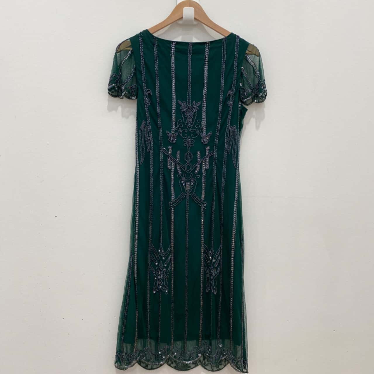 Alannah Hill Womens Beaded Dress Size 8 Emerald (s)