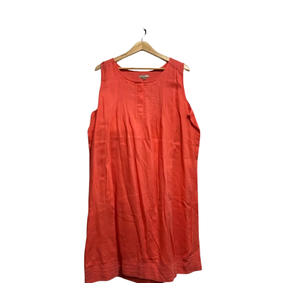 Yarra Trail, Womens, Size 18, peach sleeveless with pockets dress