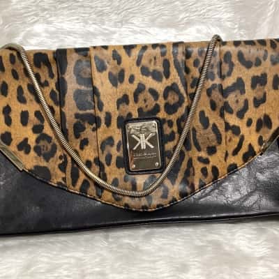 Kardashian Kollection Womens Clutch Animal print 