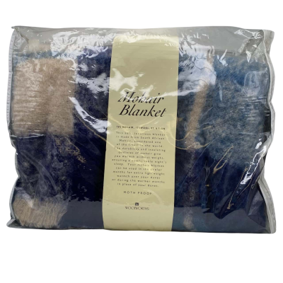 BNWT Single bed (150 x 220cm) Mohair blanket, made in Republic of South Africa for Woolworths South Africa