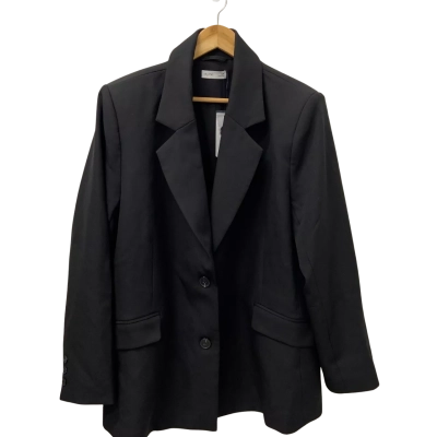 City Chic Womens  Size 18 Blazer Black  
