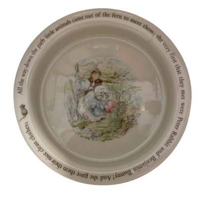 Wedgwood plate - Mrs Tiggy-Winkle 